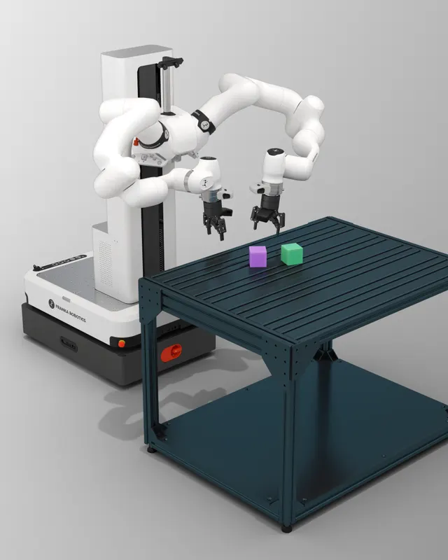 Mobile FR3 Duo, official image from Franka Robotics