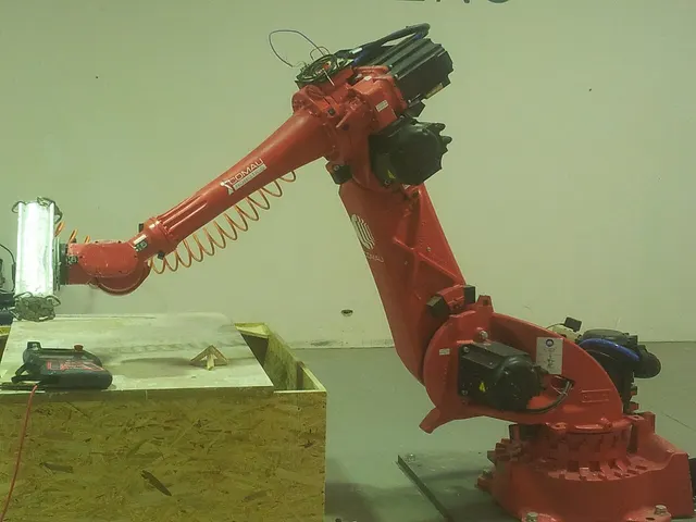 Comau industrial robots at the Turin Fablab