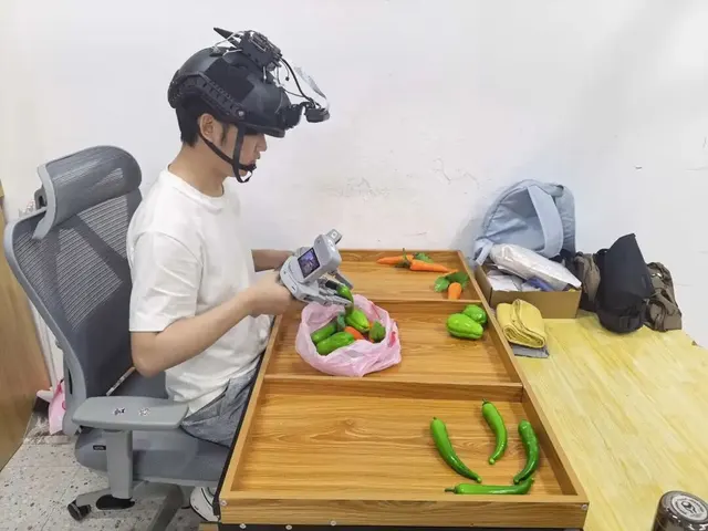 In Beijing, humans repeat the same movement thousands of times to train robots