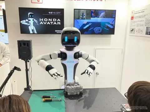 At CEATEC 2026, Honda shows a teleoperated avatar robot that tightens screws with the help of AI