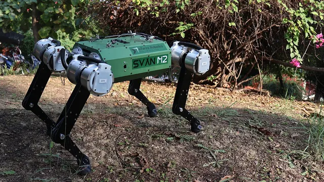 A Svan M2 quadruped robot